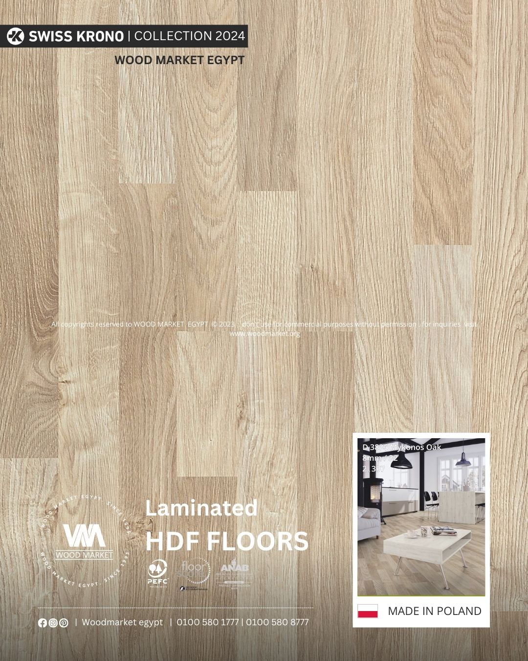 D 3836 Mykonos Oak WMKB